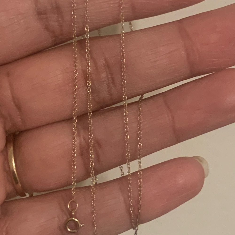 10kt Gold Dainty Rope Chain - 20" - Picture 4 of 4